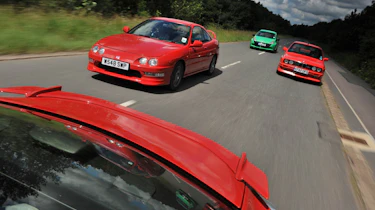 Toyota GT86 vs Renaultsport Clio 200 Cup Honda Integra Type-R BMW E30 M3