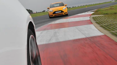2012 Ford Focus ST vs Vauxhall Astra VXR video