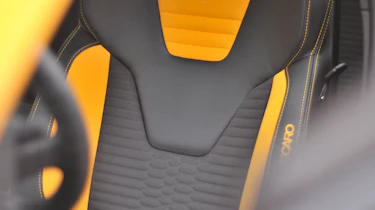 2012 Ford Focus ST orange Recaro seat