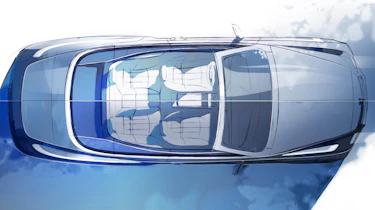 Bentley Mulsanne Convertible Concept overhead roof down