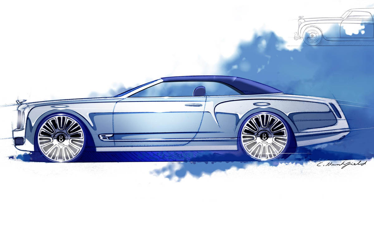 Bentley Mulsanne Convertible Concept roof up