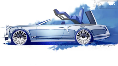 Bentley Mulsanne Convertible Concept roof contracting