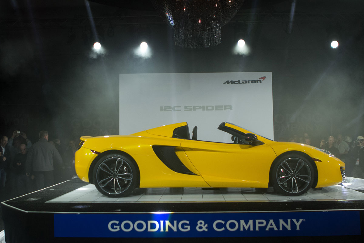 McLaren unveils 12C Spider at Pebble Beach