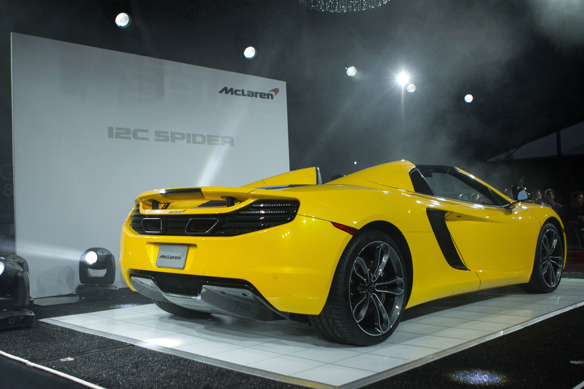 McLaren unveils 12C Spider at Pebble Beach