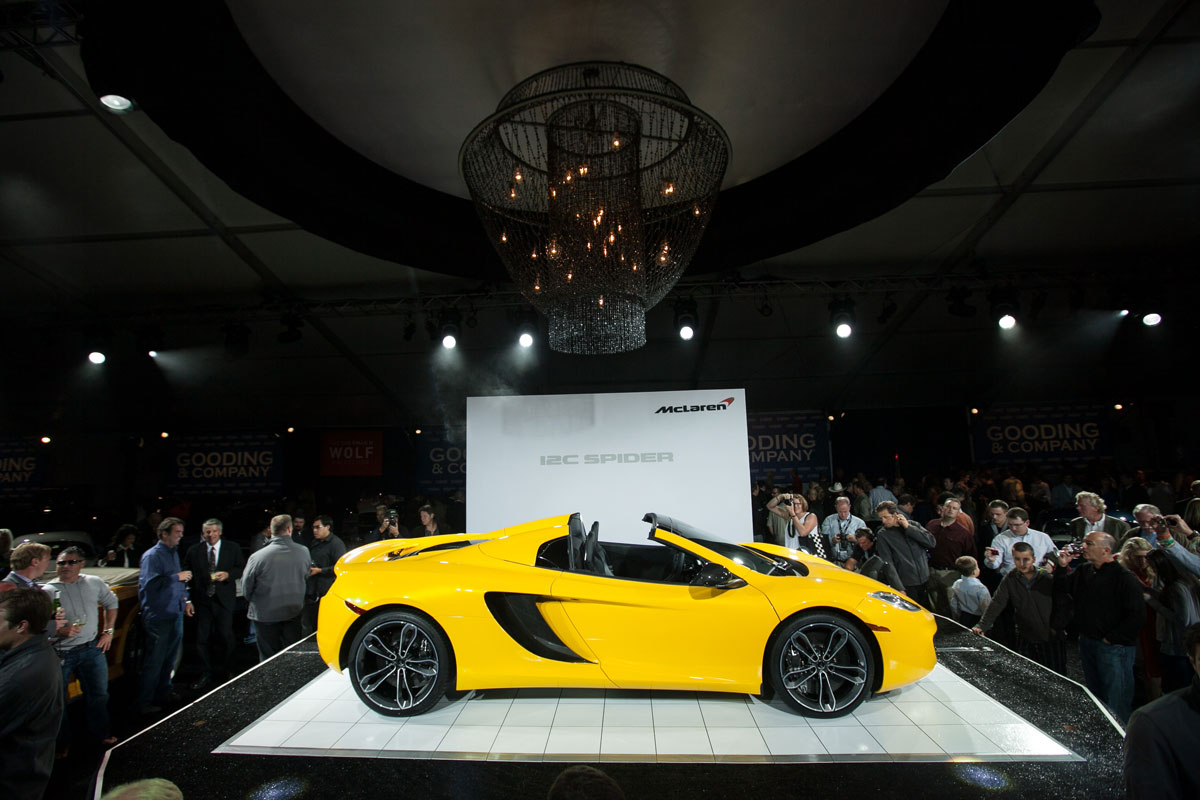 McLaren unveils 12C Spider at Pebble Beach