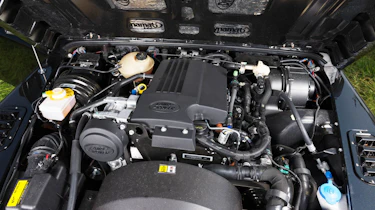 Twisted Land Rover Defender diesel engine