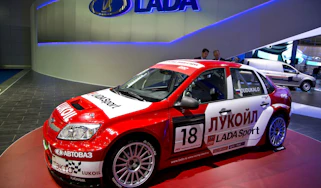 Lada race car