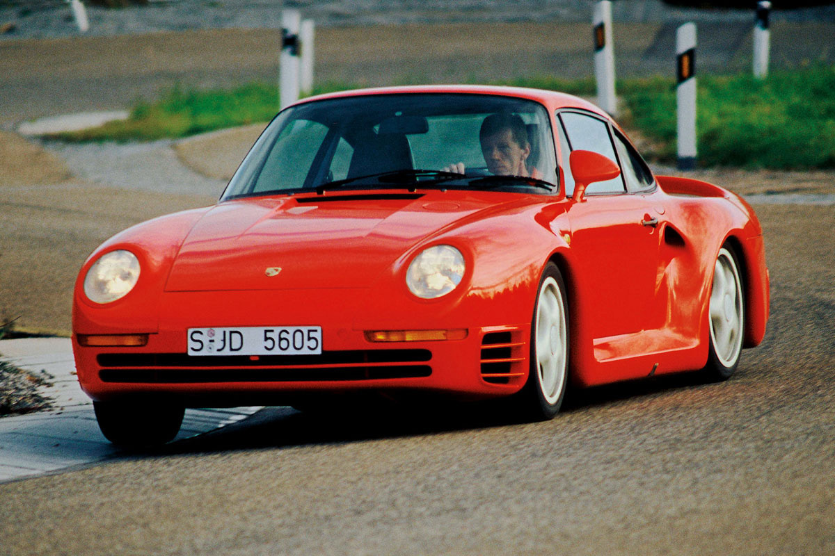 195mph Porsche 959: Perhaps the most technically-advanced hypercar of its generation, the 959 pushed Porsche past Ferrari - e