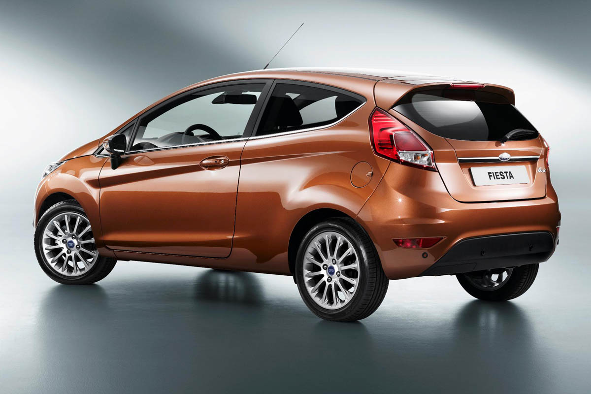 2013 Ford Fiesta 3 door rear