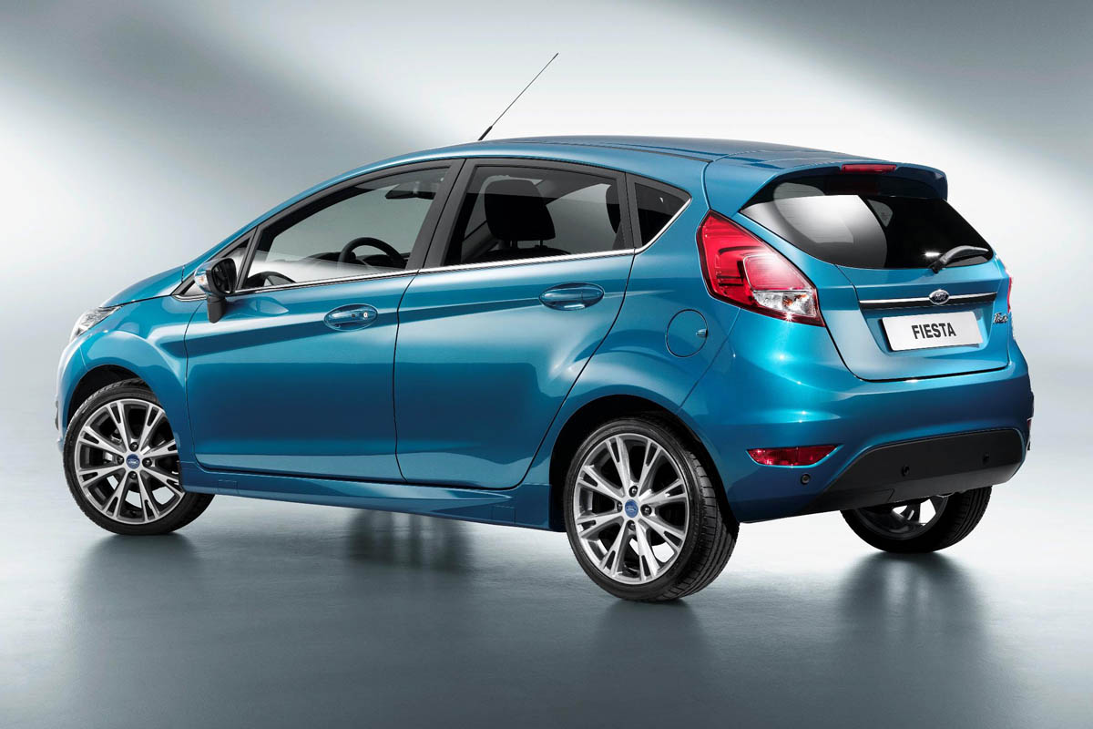 2013 Ford Fiesta 5 door rear