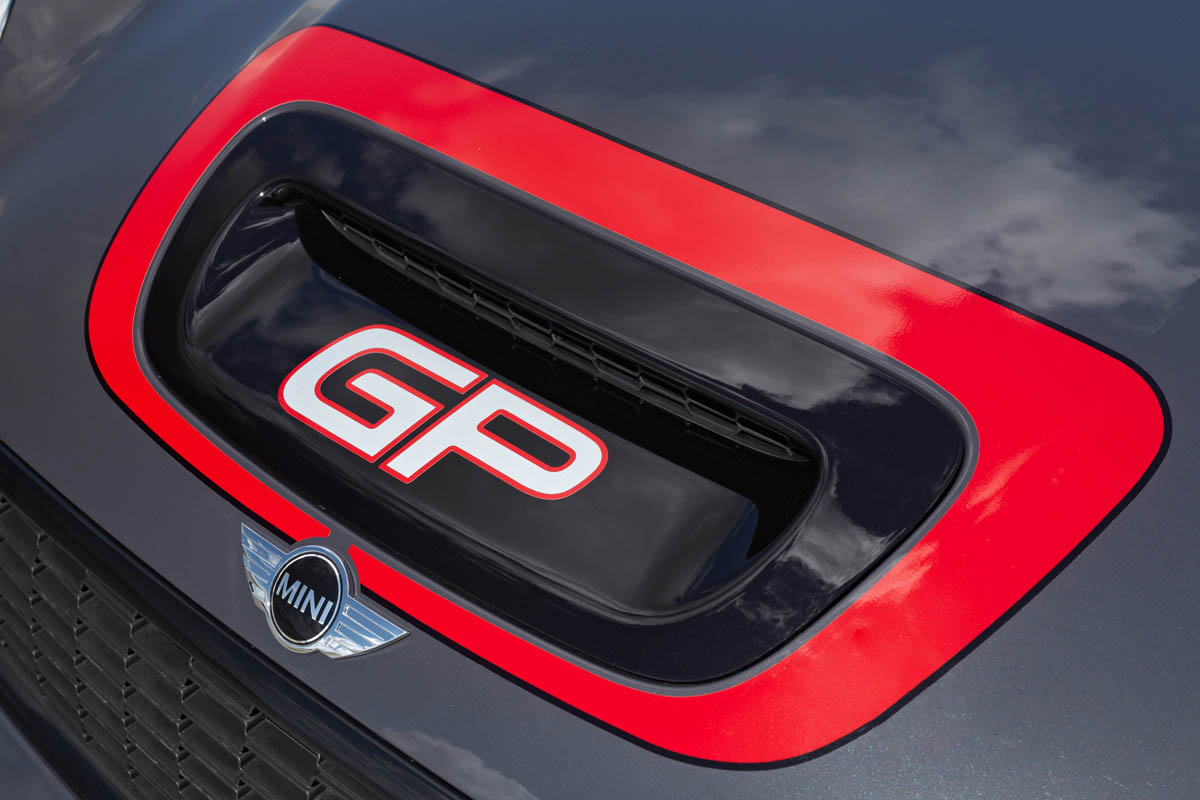 2012 Mini John Cooper Works GP front air scoop decal