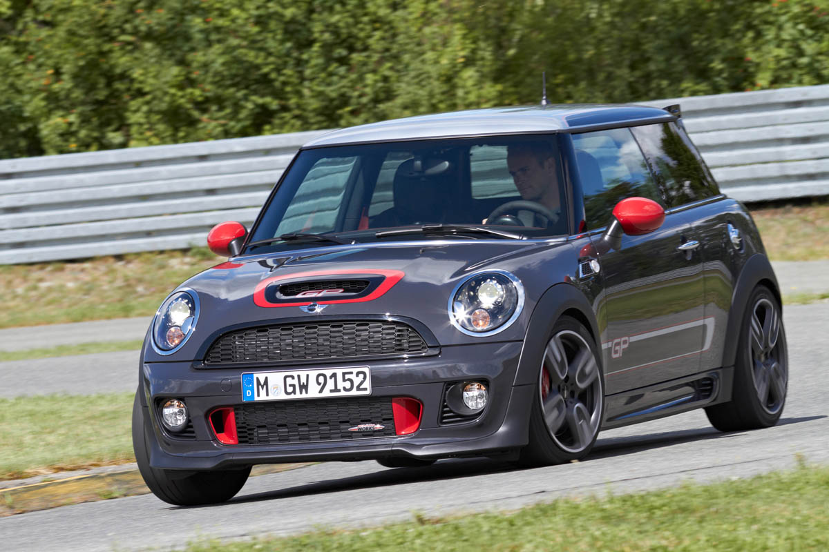 2012 Mini John Cooper Works GP front corner