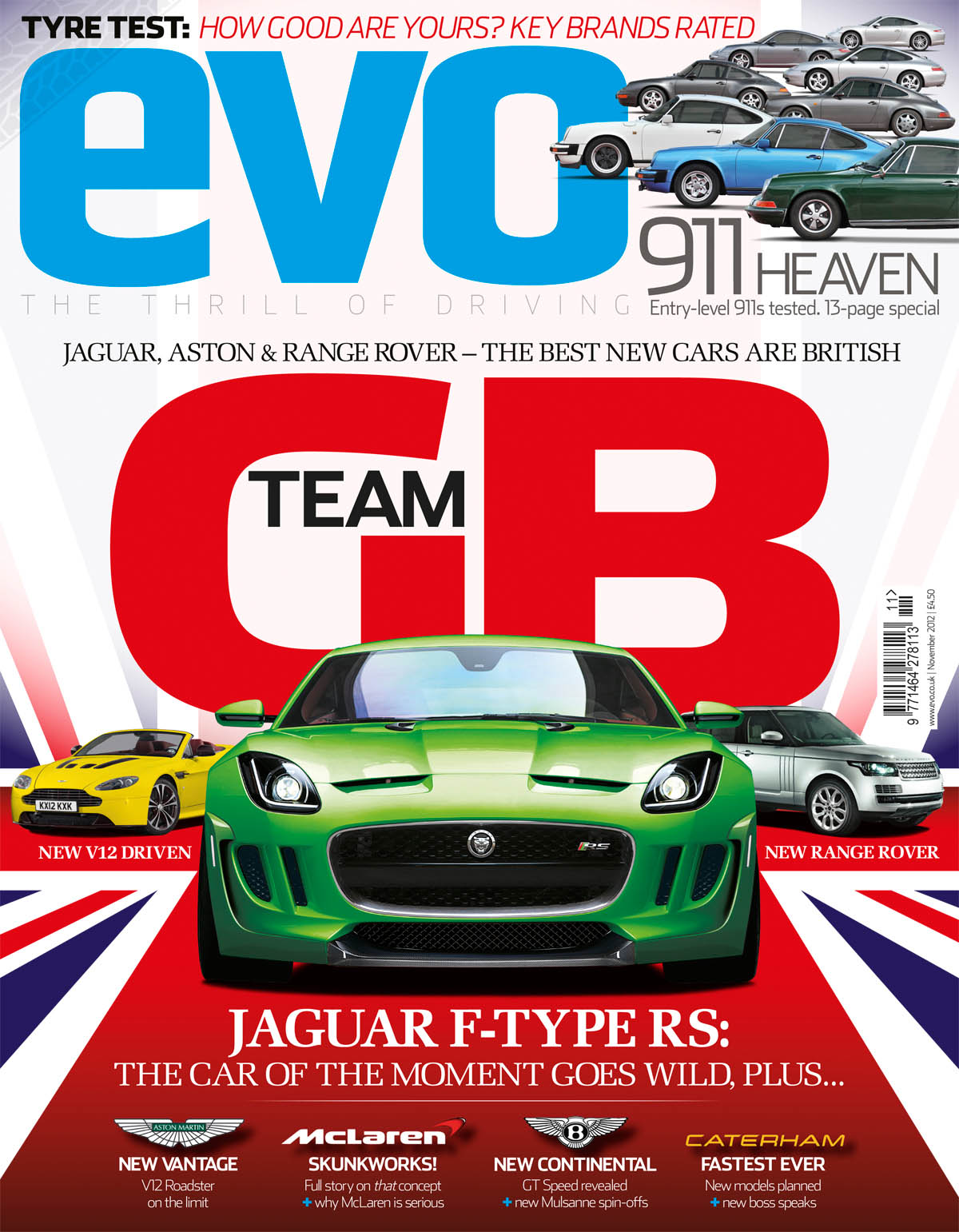 November 2012 issue of evo Magazine