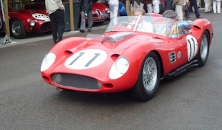 Passing in the paddock