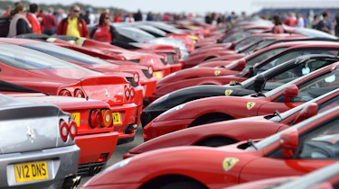 Largest parade of Ferraris ever