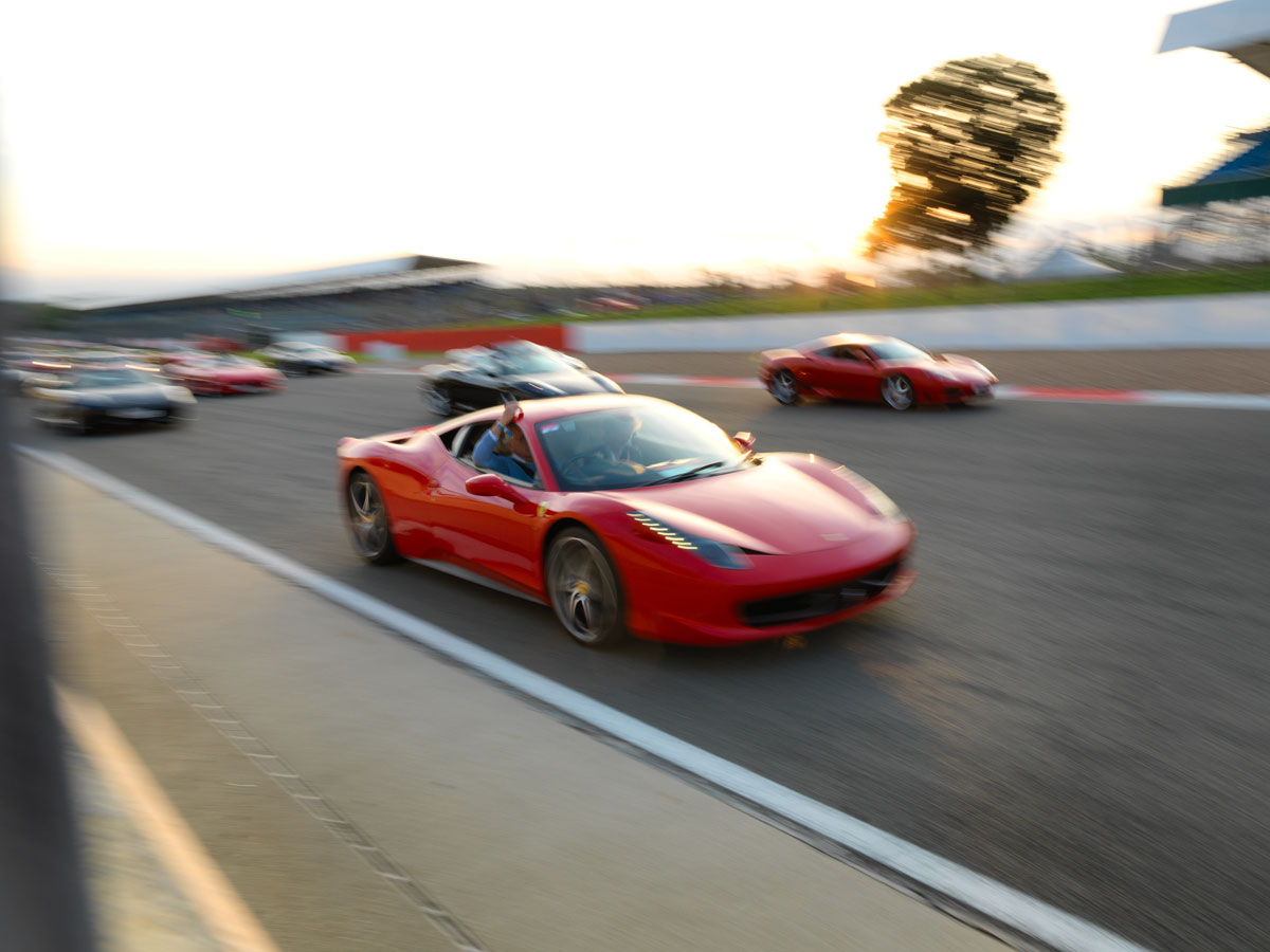 Largest parade of Ferraris ever