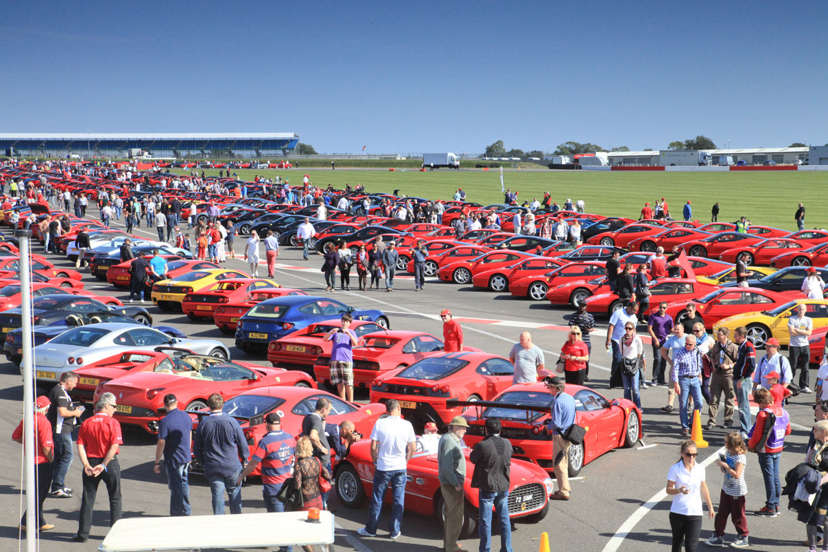 Largest parade of Ferraris ever