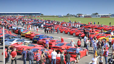 Largest parade of Ferraris ever