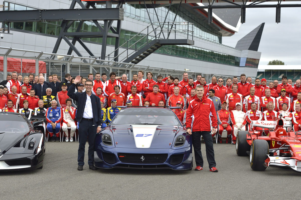 Largest parade of Ferraris ever