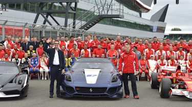 Largest parade of Ferraris ever