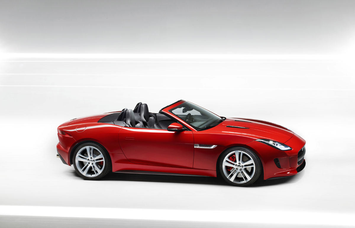 Jaguar F-type at the Paris show