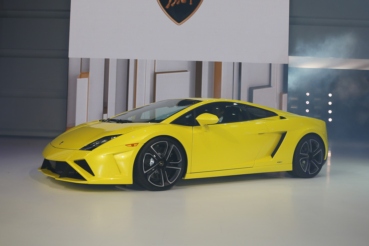 Lamborghini Gallardo facelift at the Paris show
