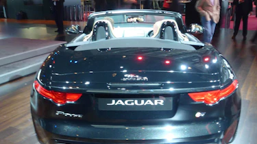 Jaguar F-type black Paris motor show