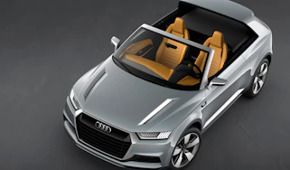 Audi Crossline Coupe concept at the Paris motor show