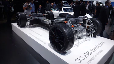 Mercedes SLS Electric Drive at the Paris motor show