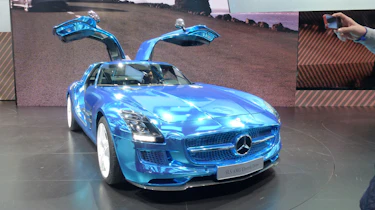 Mercedes SLS Electric Drive at the Paris motor show
