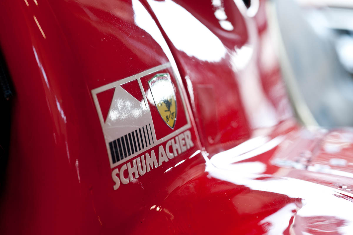 Michael Schumacher Ferrari Formula 1 car drive video