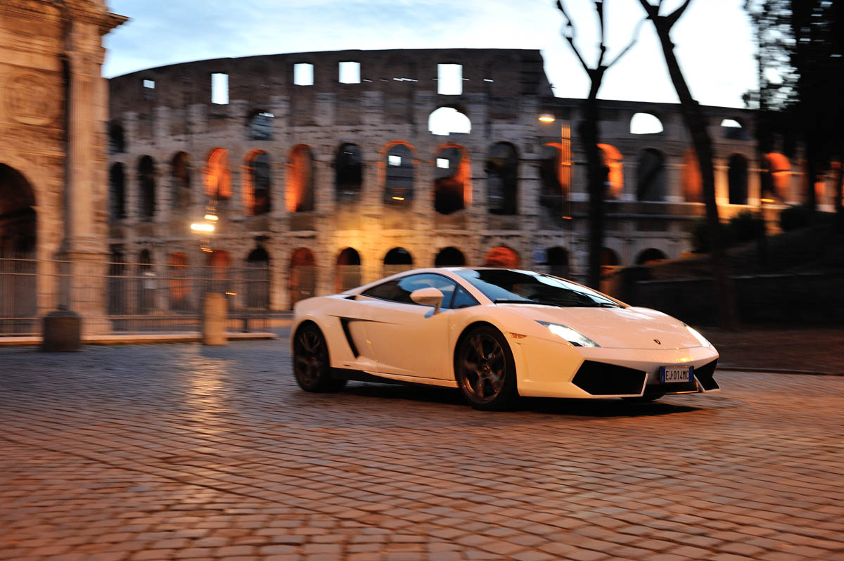 Lamborghini LP560-4 in Rome