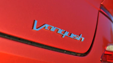 2013 Aston Martin Vanquish name badge