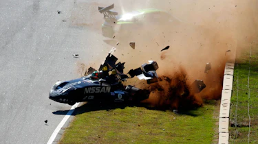 Nissan DeltaWing crash video