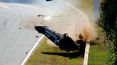Nissan DeltaWing crash video