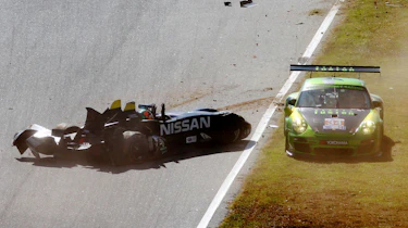 Nissan DeltaWing crash video