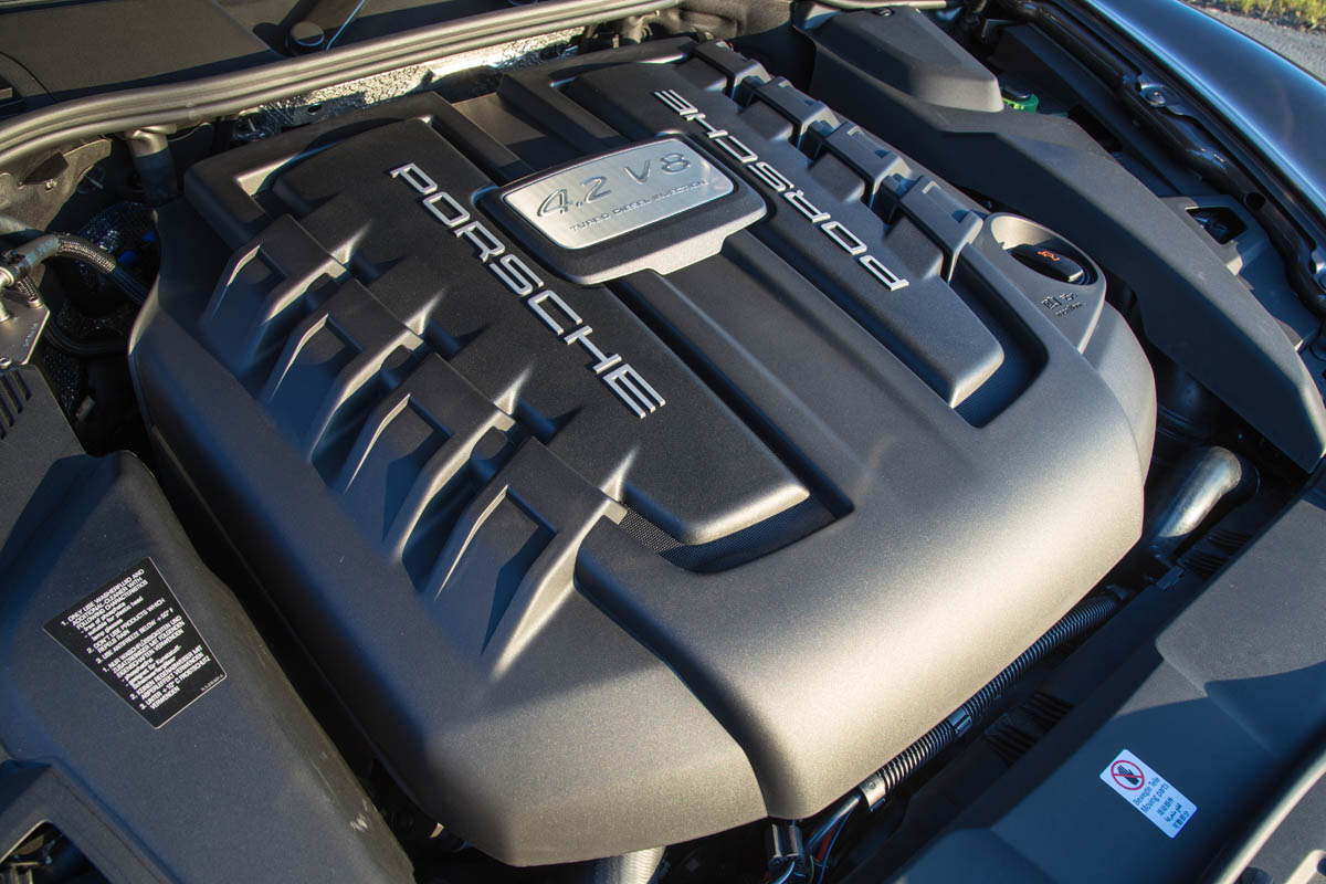 Porsche Cayenne S Diesel review and pictures V8 diesel engine