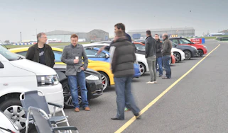 Meet the evo team at evo Donington Park Drive-in