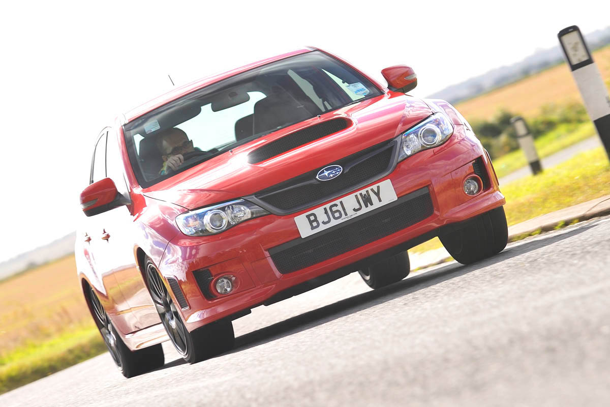 Subaru WRX STI 340R cornering