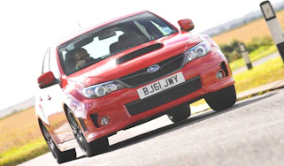 Subaru WRX STI 340R cornering