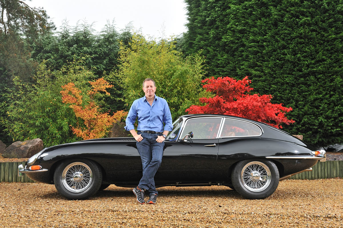Martin Brundle and his Eagle Jaguar E-type