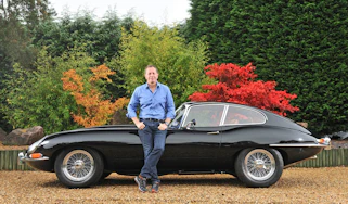 Martin Brundle and his Eagle Jaguar E-type