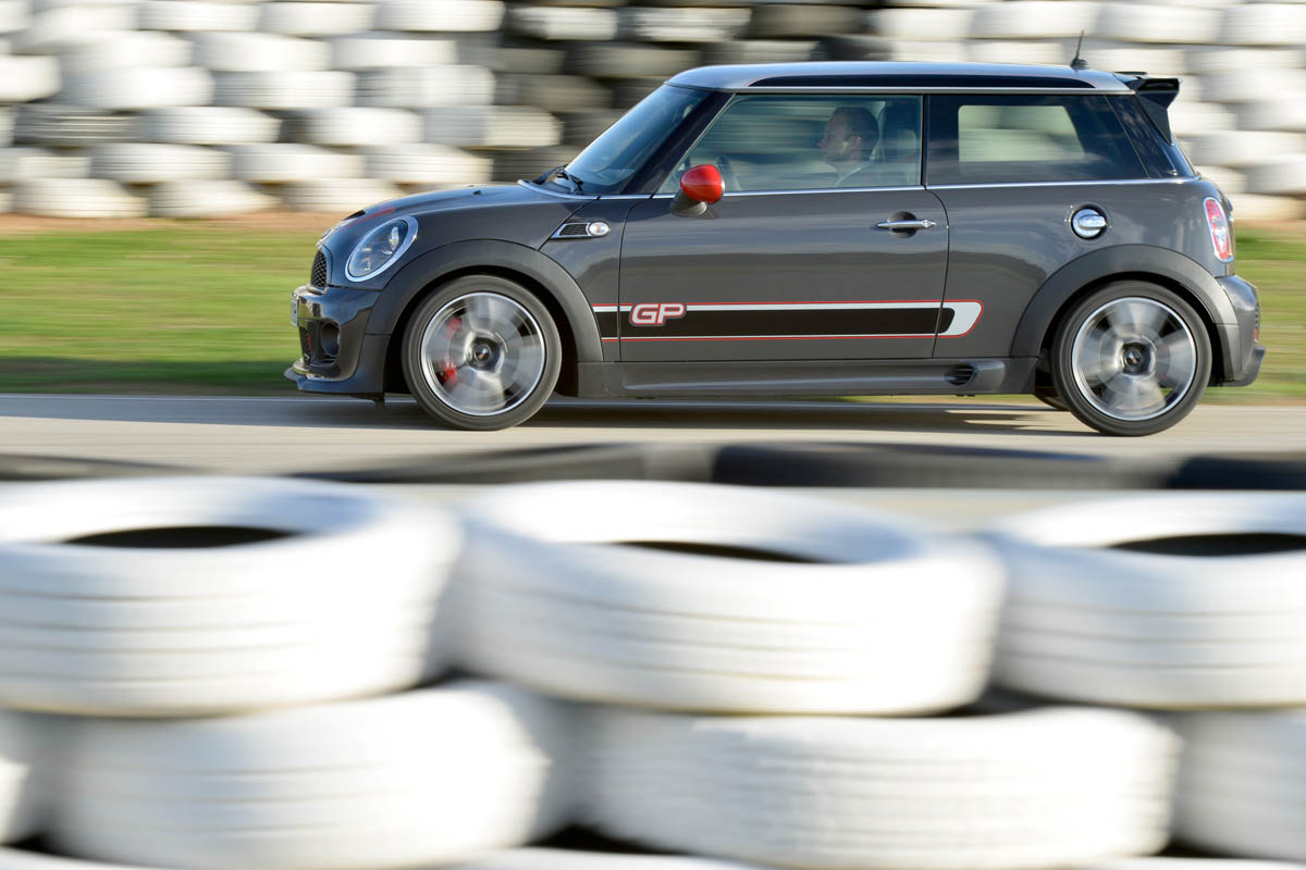 Mini John Cooper Works GP on track Mallorca Renn Arena