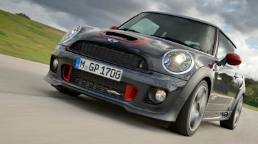 Mini John Cooper Works GP on track front