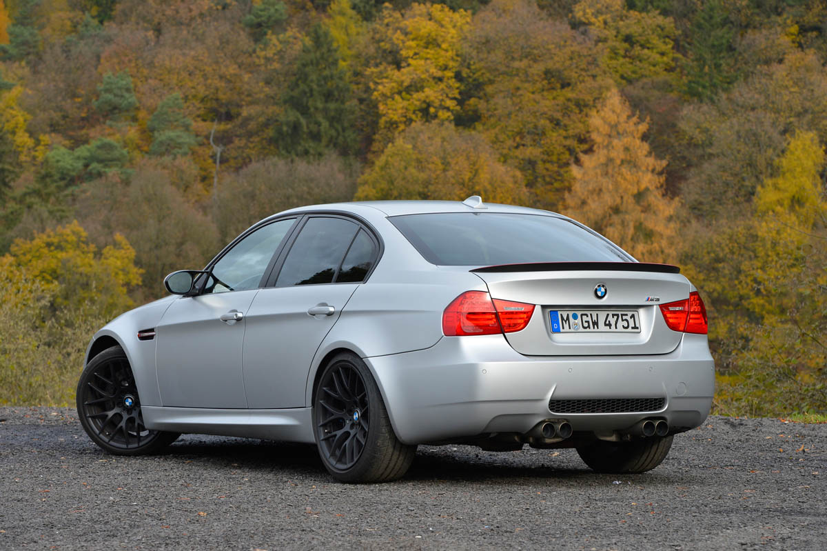 BMW M3 CRT saloon side