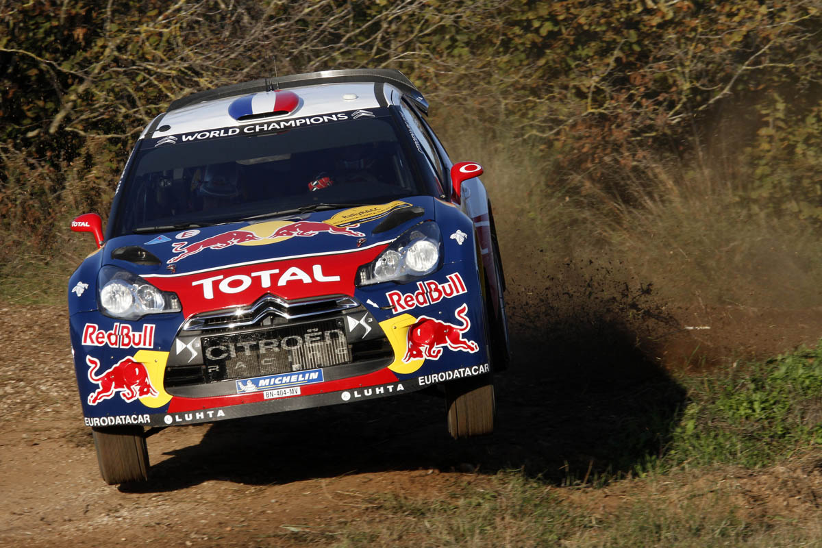 Sebastien Loeb Citroen DS3 rally car
