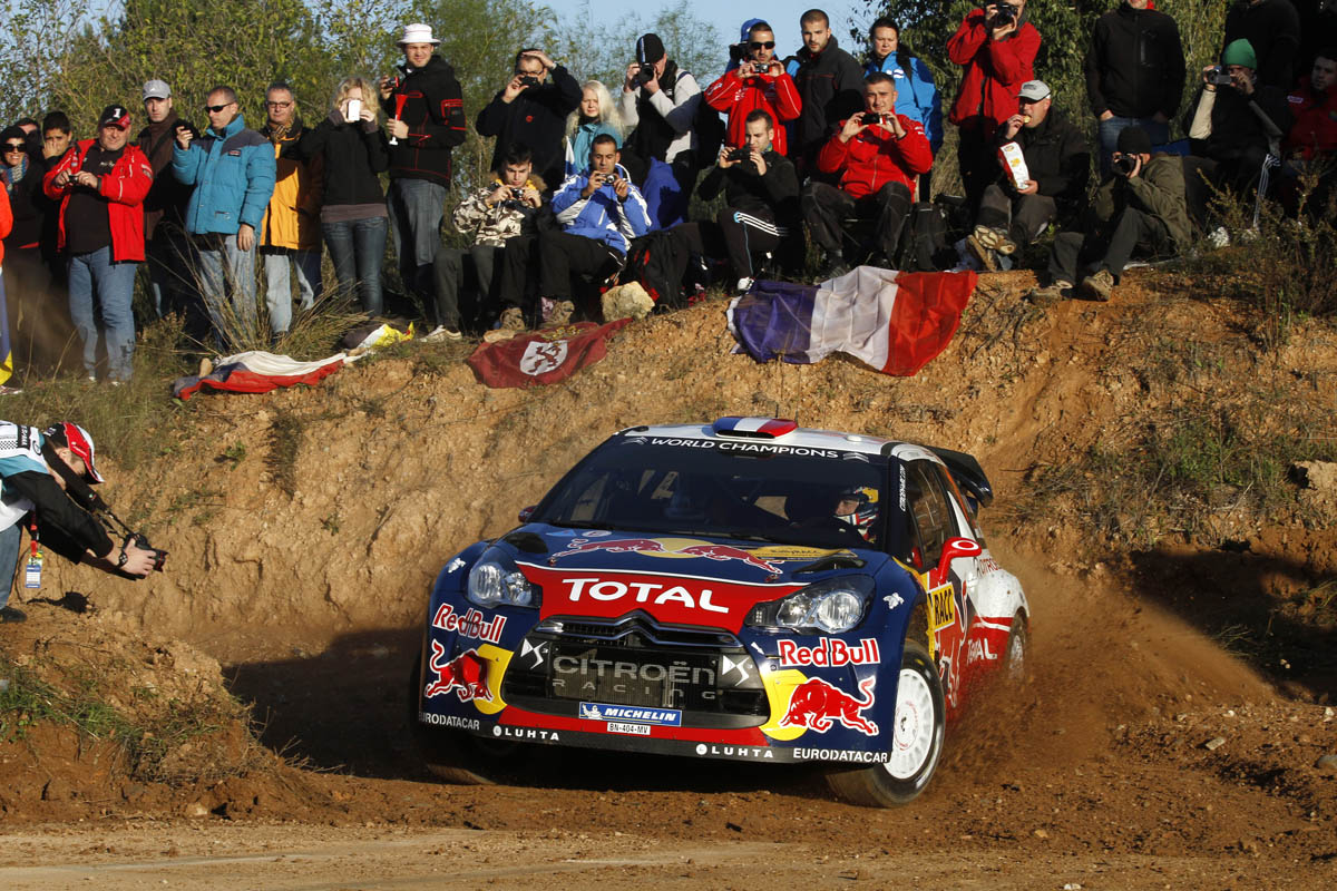 Sebastien Loeb Citroen DS3 rally car