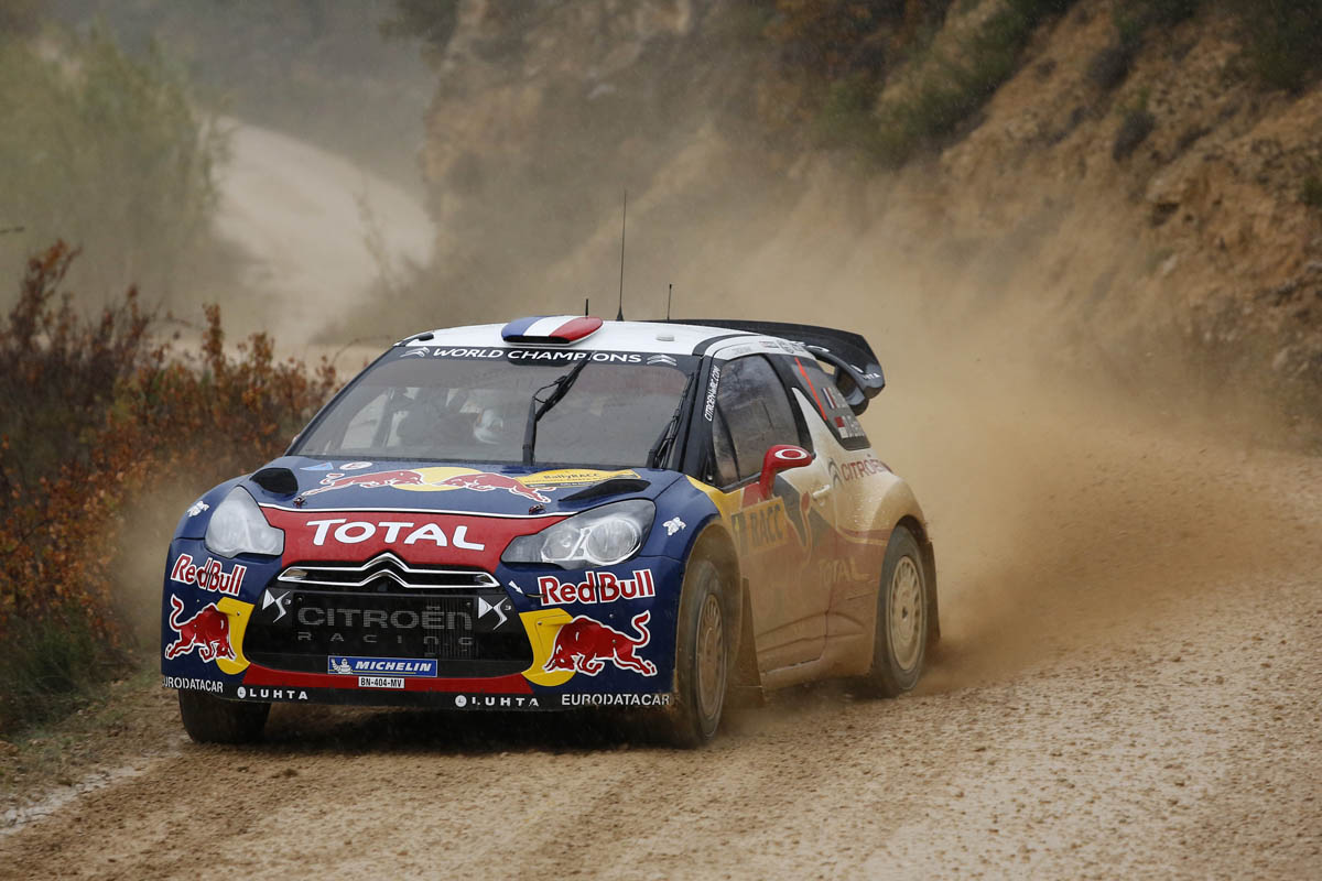 Sebastien Loeb Citroen DS3 rally car