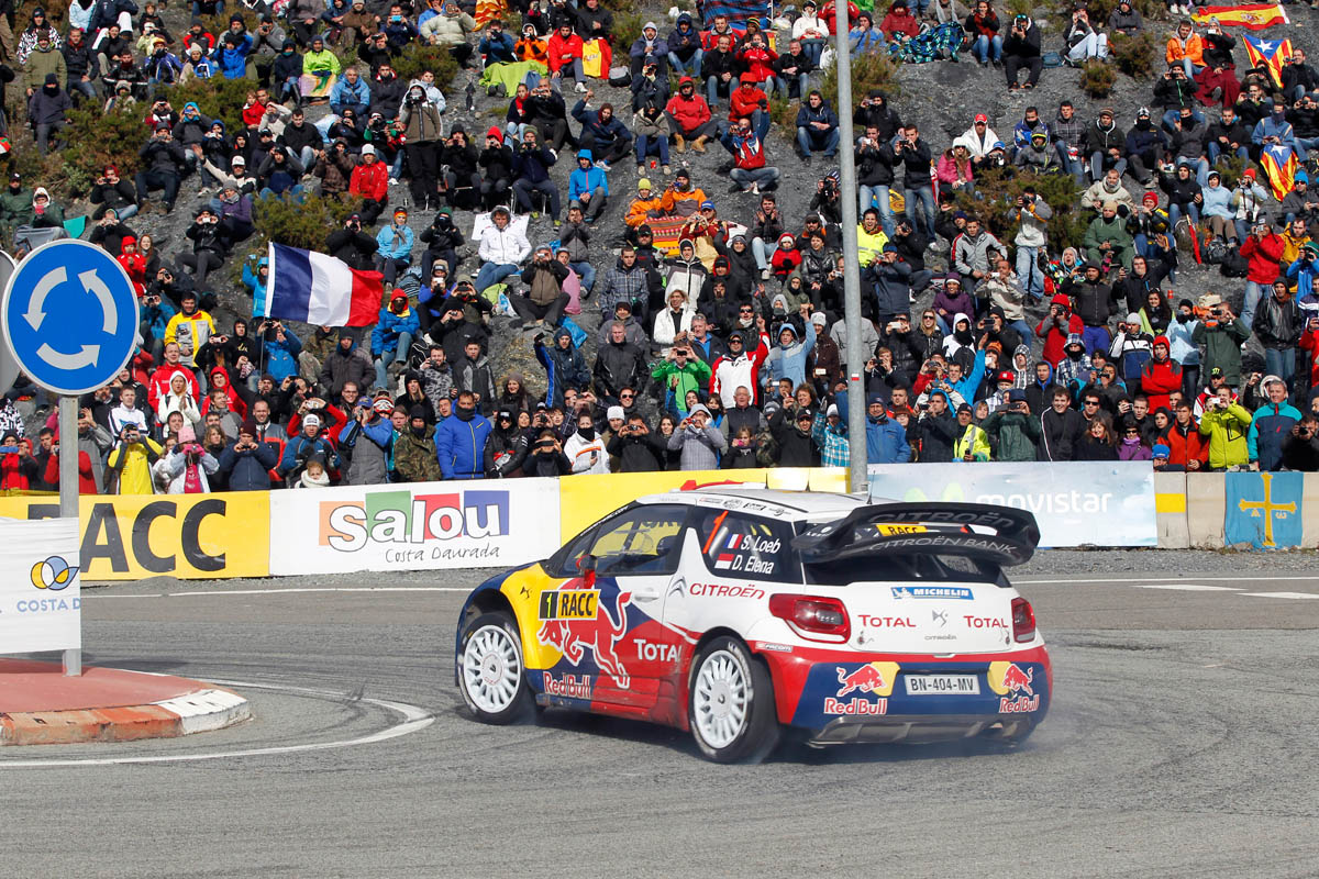 Sebastien Loeb Citroen DS3 rally car