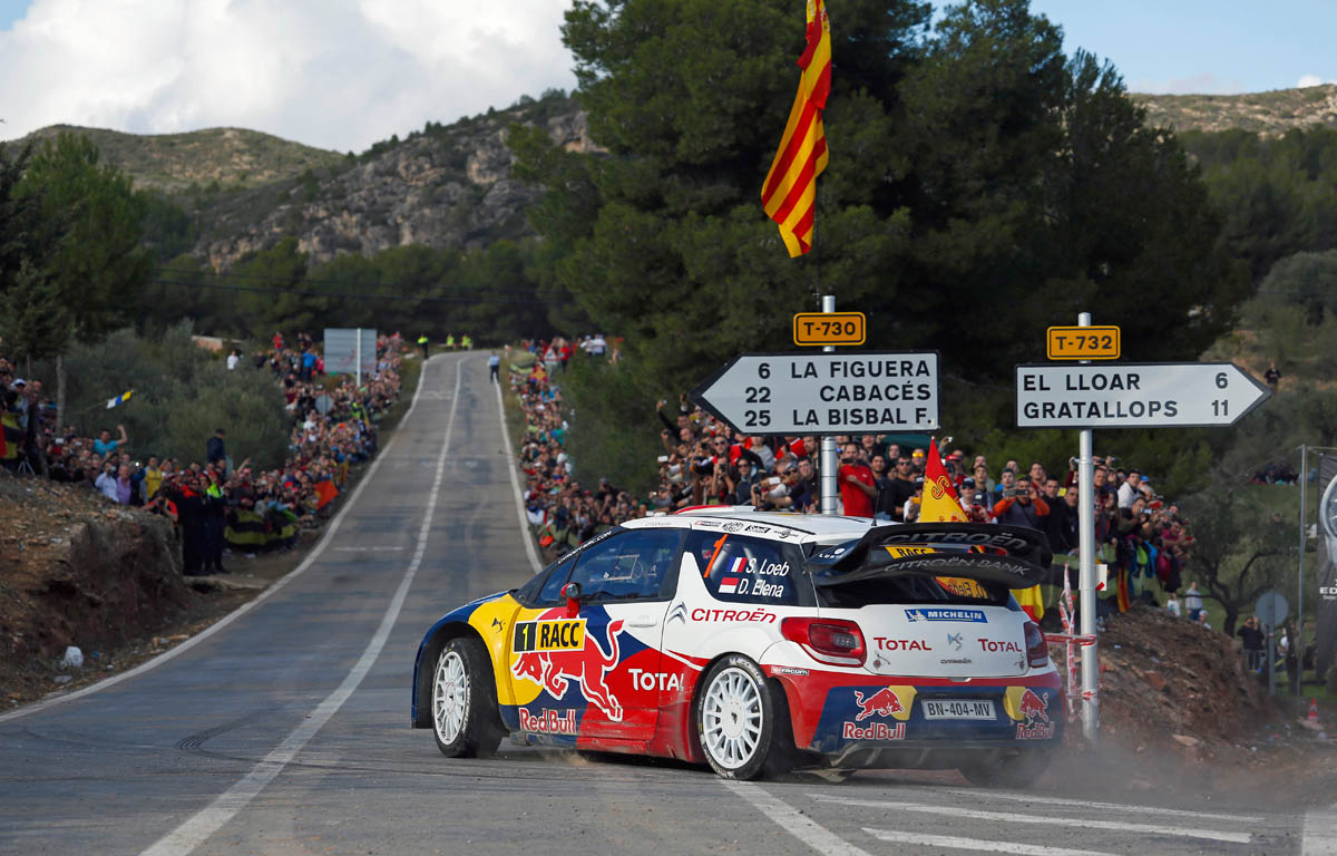 Sebastien Loeb Citroen DS3 rally car